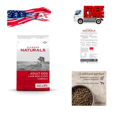 Comida seca para perros adultos harina de cordero y arroz fórmula hecha con cordero de alta calidad Pro... Foto 1 de 4