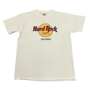Camiseta De Colección Hard Rock Café Orlando Blanca Para Hombre L Manga Corta Hecha en EE. UU. - Imagen 1 de 8