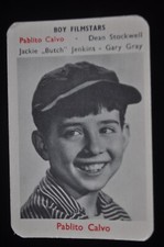 MAPLE LEAF GUM INTERNATIONAL 1958  CARD PABLITO CALVO