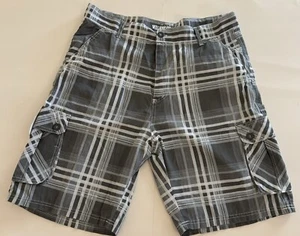 Brand New Walnut Creek Cargo Shorts Men's 36 Casual Black Gray Phone Pocket - Picture 1 of 6