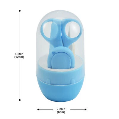 Aparador de unhas infantil bebê arquivo tesoura pinça nasal kit de higiene conjunto EUA - Imagem 1 de 4