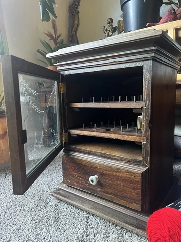 Sewing Cabinet Vintage Cover