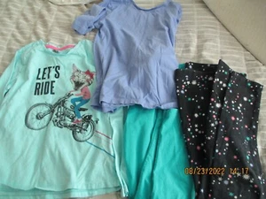 GIRLS LOT 4 SIZE 8 SHIRTS & LEGGINGS BACK TO SCHOOL BY SPOTTED ZEBRA - Picture 1 of 4