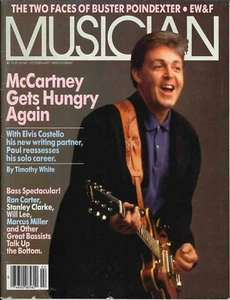 Musician Magazine February 1988 Paul McCartney Elvis Costello Stanley Clarke - Picture 1 of 2