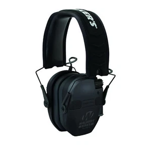 Walker's Razor Quad Electronic Muffs for Hunters and Shooters Black Large - Picture 1 of 7