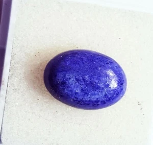 Piedras preciosas sueltas 100 % lapislázuli natural 8,85 quilates certificadas con regalo gratis - Imagen 1 de 7