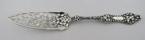 Servidor de gelatina/pasteles Alvin Sterling 9 1/4" - patrón de flor de azahar antiguo; artículo # 9690 - Imagen 1 de 10