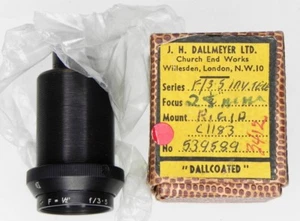 Bloque de lentes Dallmeyer 1,5 pulgadas f3,5 #539589 .......... COMO NUEVO con caja - Imagen 1 de 11