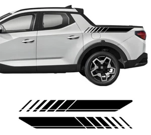Pickup Trunk Side Stripe Graphics Sticker For Hyundai Santa Cruz Bed Box Decals - Picture 1 of 6