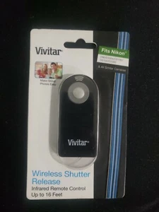 Vivitar RC-6 Infrared Wireless Shutter Release Nikon DSLR Cameras VIV-RC6-NIK - Picture 1 of 2