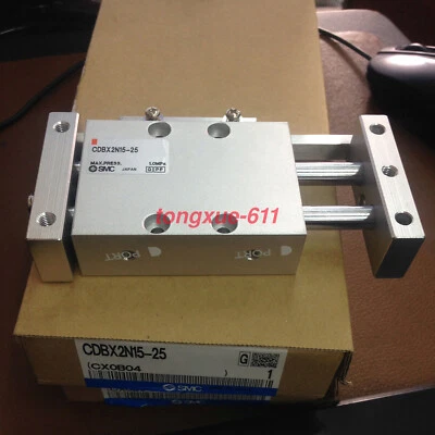 1PC NEW SMC Double rod guide cylinder CDBX2N15-25 Via FedEx or DHL - Imagem 1 de 2