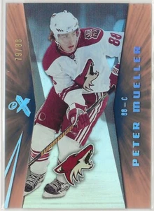 2008 2008-09 Ultra EX Essential Credentials Red #10 Peter Mueller 79/88 Coyotes - Bild 1 von 2