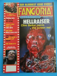 FANGORIA MAGAZIN #67 SEPTEMBER 1987 HELLRAISER, CLIVER BARKER, MIT RAUBTIER POSTER - Bild 1 von 12