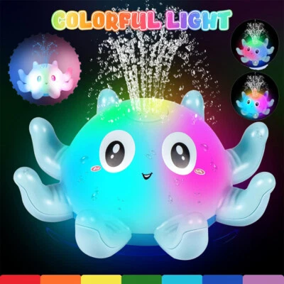 Badespielzeug Baby Badewannenspielzeug Wasserspielzeug mit LED-Licht ab 1 Jahr. - Bild 1 von 4