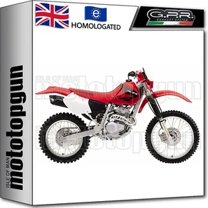GPR EXHAUST HOM FURORE BLACK HONDA XR 400 R 1996 96 1997 97 1998 98 1999 99 - Picture 1 of 3