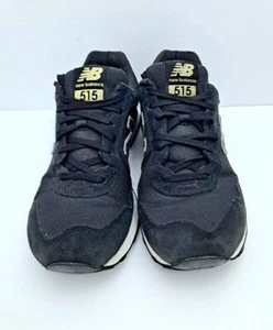 New Balance Womens 515 WL515HRB Black Gold Suede Casual Shoes Sneakers Size 10 B - Foto 1 di 5