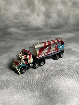 Vintage Micro Machines 1992 Classy Chromers #3 Semi Truck With American Flag - Image 1 of 4