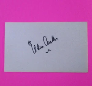 Elden Auker Signed 3x5 Index Card ,MLB Autographed Auto Tigers, Red Sox, Browns - Picture 1 of 2