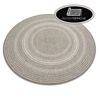 Modern Sisal Carpet " Flat " Circle Beige Despicable Me To Cleaning Best Quality - Image 1 of 4