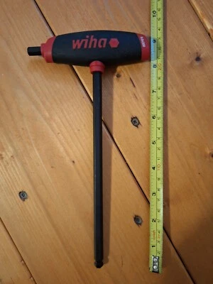 Wiha Tools Comfort Grip Duel Driver Ball End  T-handle Metric 8mm X 200mm Hex - Image 1 of 4