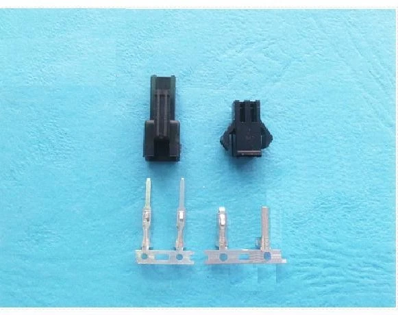 5sets JST Connector Plug 2-Pin Female ,Male ,Crimps New Black  - Image 1 of 1