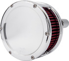 Feuling Chrome Solid Cover Red Air Cleaner Kit Harley Street Glide Special 17-22