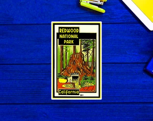 Redwood National Park California Vintage Sticker 4" - Bild 1 von 1