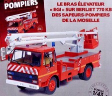 Fire Truck Bras élévateur "EGI" Berliet 770 KB 1/43 New & box