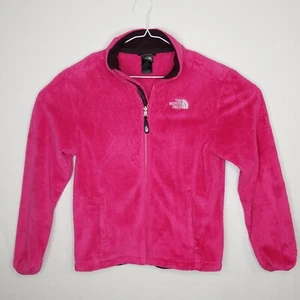 Giacca The North Face donna rosa medio Osito peluche pile zip intera casual - Foto 1 di 18