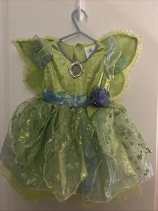 Disney Store Tinkerbell Fairy 12-18 Months Boutique Bodysuit Dress WITH Wings - Picture 1 of 23