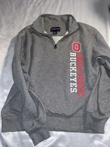 The Ohio State Sweatshirt Jansport Small Cotton/ Polyester Quarter Zip - Picture 1 of 3