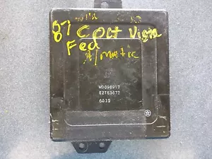1987 DODGE COLT VISTA E2T53672 ECM ECU ENGINE COMPUTER - Picture 1 of 5