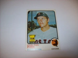 1973 Topps Carlton Fisk All Star RC #193 Mod Played Free Shipping & Tracked - Picture 1 of 6