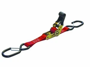 Part 5710 1  X 6 Red Ratchet Strap With Safety Hooks 1200lb pack of 2 - Picture 1 of 1