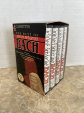The Best of Johann Sebastian Bach - 4 Cassette set Madacy - Test Played