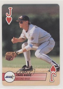 1995 Bicycle Baseball Aces Playing Cards Box Set Craig Biggio #JH HOF