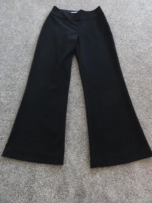 PANTALONES DE VESTIR DAMAS WHITE HOUSE BLACK MARKET NEGRO PIERNA ANCHA TALLA 2 Foto 1 de 4