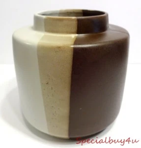 Vintage McCoy Mid Century Large Vase or Cookie Jar Multi Brown Tones #214 - Picture 1 of 8