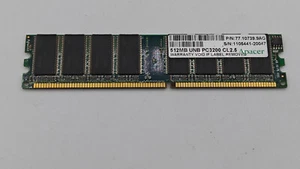 512Mb Apacer 77.10739.9AG - 184pin 16chip CL3 PC3200 DDR 400MHz Desktop Memory - Picture 1 of 2