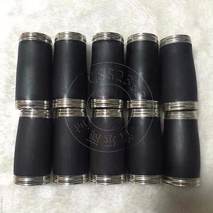 10 Stück Klarinettenteile: Klarinettenlauf 5 Stück 52 mm + 5 Stück 54 mm Bakelit - Bild 1 von 6