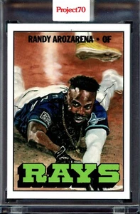 RANDY AROZARENA ~ 2021 Topps Project 70 Artist Card 1967 Topps #144 - Picture 1 of 1