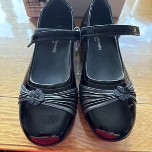 RUSSELL & BROMLEY Emily Black Girls Mary Jane Shoes UK 3.5 Patent Leather BNIB - Picture 1 of 5