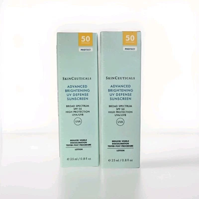 2 Pk SkinCeuticals Advanced Brightening UV Defense Sunscreen SPF 50 25ml/0.8oz - Image 1 of 4