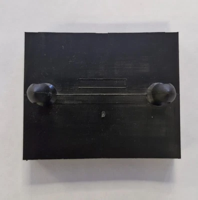 Black Bed Slat Holders 55mm - 2 pins - Pack of 5 - Image 1 of 2