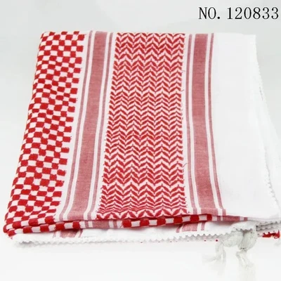 Men Muslim Scarf Saudi Arab Dubai Traditional Islamic Accessories Male Headscarf - Image 1 of 4