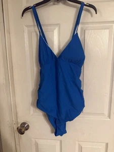 Nwt Womens Size Xxl Ekouaer Blue Bathing Suit - Picture 1 of 2
