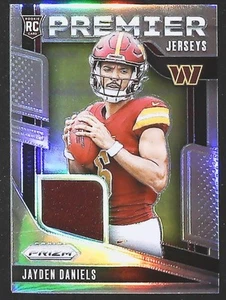 2024 Panini Prizm Jayden Daniels Premier Maglie #PJ-JDS Washington Commanders - Foto 1 di 2