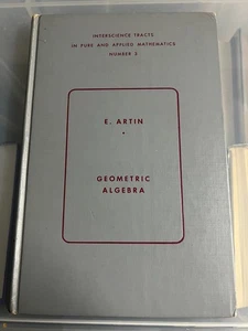 GEOMETRIC ALGEBRA - E ARTIN - HARDCOVER - Picture 1 of 2