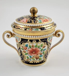 Spode Imari Chocolate Cup & Cover, Pearl Border, c.1815 - Picture 1 of 10