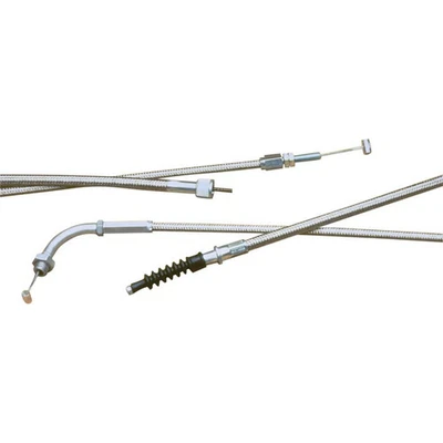 Motion Pro - 62-0417 - Armor Coat Stainless Steel Pull Throttle Cable (+6in.) - Image 1 of 4